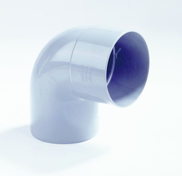 PVC Bocht 87,5gr m-s