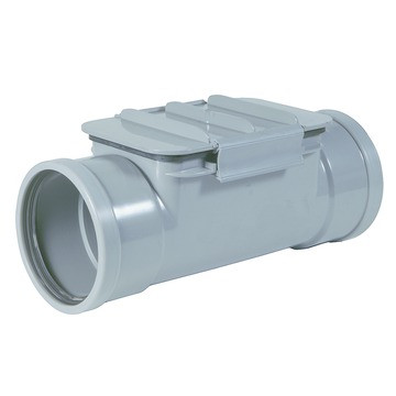 20023250000 PVC Ontst.Stuk Vlak d.125 SN8 2xmv