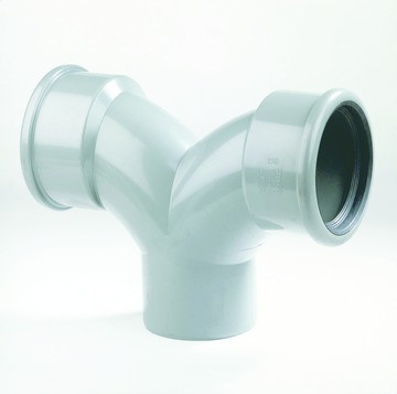 20023254000 PVC Fl.Str.T 125 SN8 2FLM 90gr grij