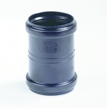 20023407000 PP Overschuifmof 160 2xmv Zwart