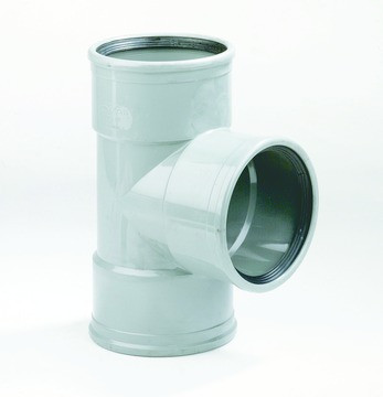 20034939000 PVC T 500 SN4 3xmv 90gr grijs