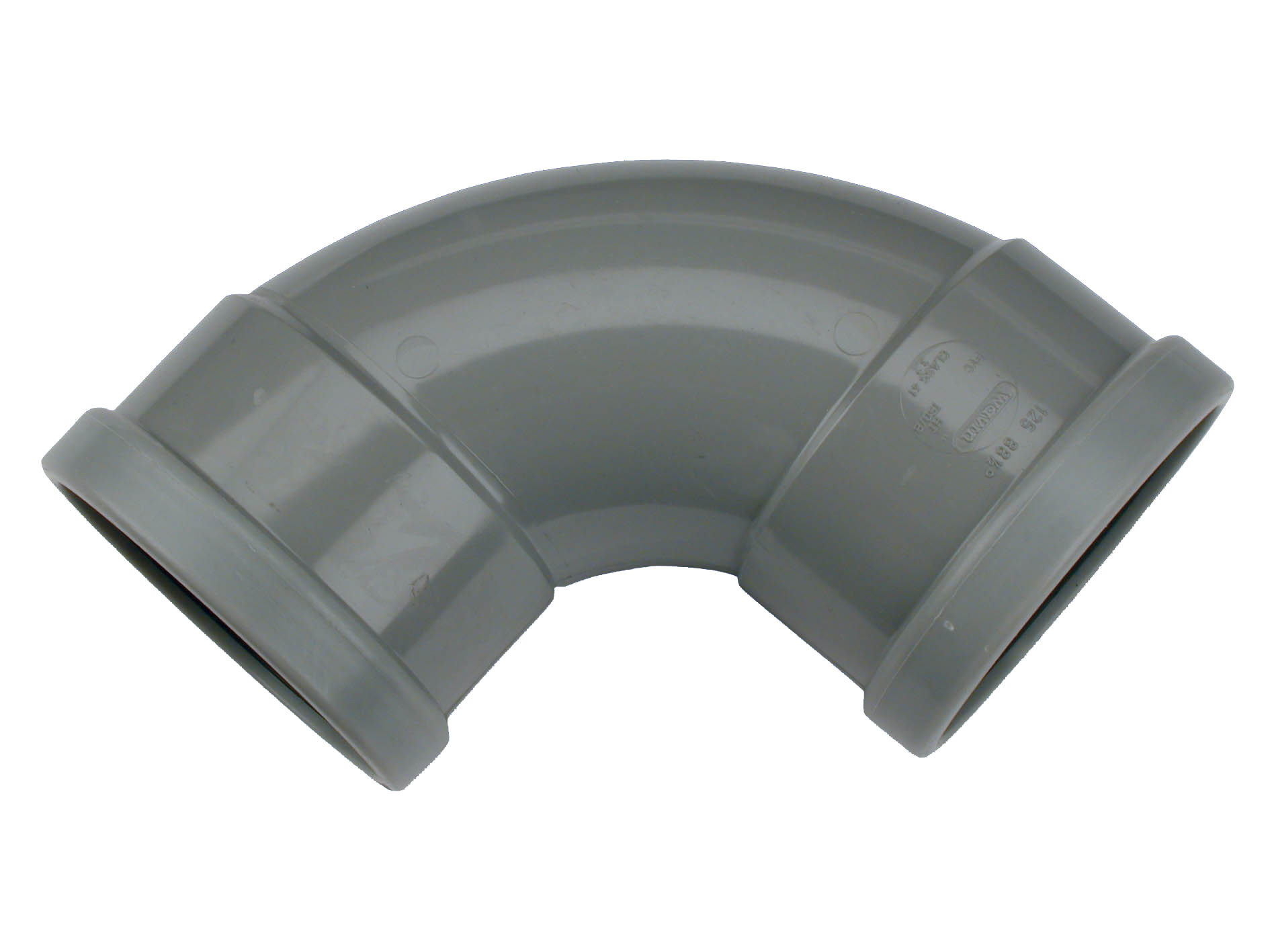 W1111225009 Wafix PVC bocht 250mm 88° 2xmv SN4