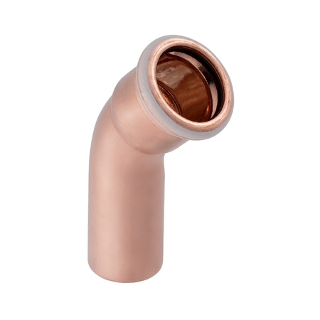 GN607120000 Geberit Mapress Koper 45gr Bocht 88,9mm (spie x pers)
