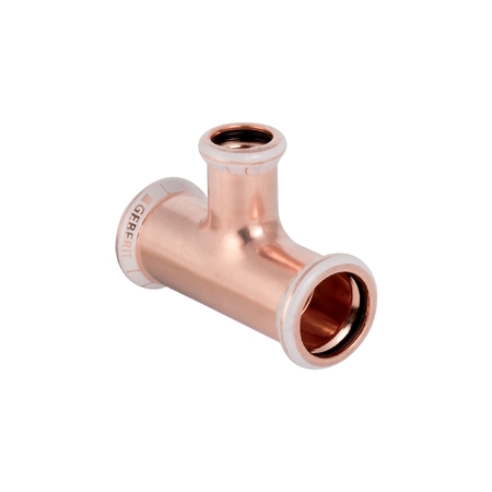 GN612840000 Geberit Mapress Koper Verloop T-stuk 76,1x35x76,1 (3x pers)