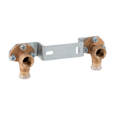 GN634730000 Geberit Mapress Koper Gemini Muurplaat 15x1/2 (bi.dr. x bu.dr. brons)