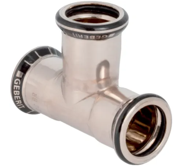 GN680020000 Geberit Mapress CuNiFe T-stuk 15mm (3x pers)