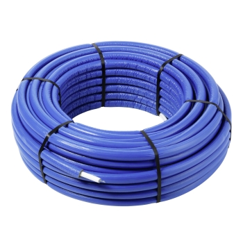VN734077000 Viega Smartpress Buis 20x2,3mm Blauw Isolatie S6 RL75