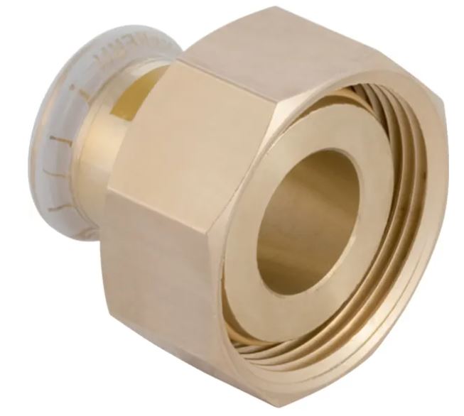 Mapress Cu gas overgang met wartel