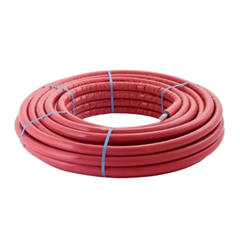61911000100 Geberit ML Buis Rol + Iso-6 RD 16mm RL50 (rood, isolatie, tbv FlowFit