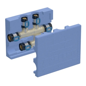 61931200100 Geberit FlowFit Kruisstuk + Iso 25x16x25 (6x pers, messing)